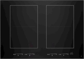 JennAir - Oblivion Glass 30" Built-In Electric Induction Cooktop - Black - Front_Zoom