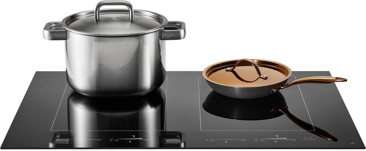 Alt View 11. JennAir - Oblivion Glass 30" Built-In Electric Induction Cooktop - Black.