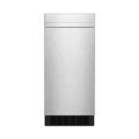 JennAir - NOIR Left Hinge Door Panel Kit for Jenn-Air Ice Makers - Stainless Steel - Front_Zoom