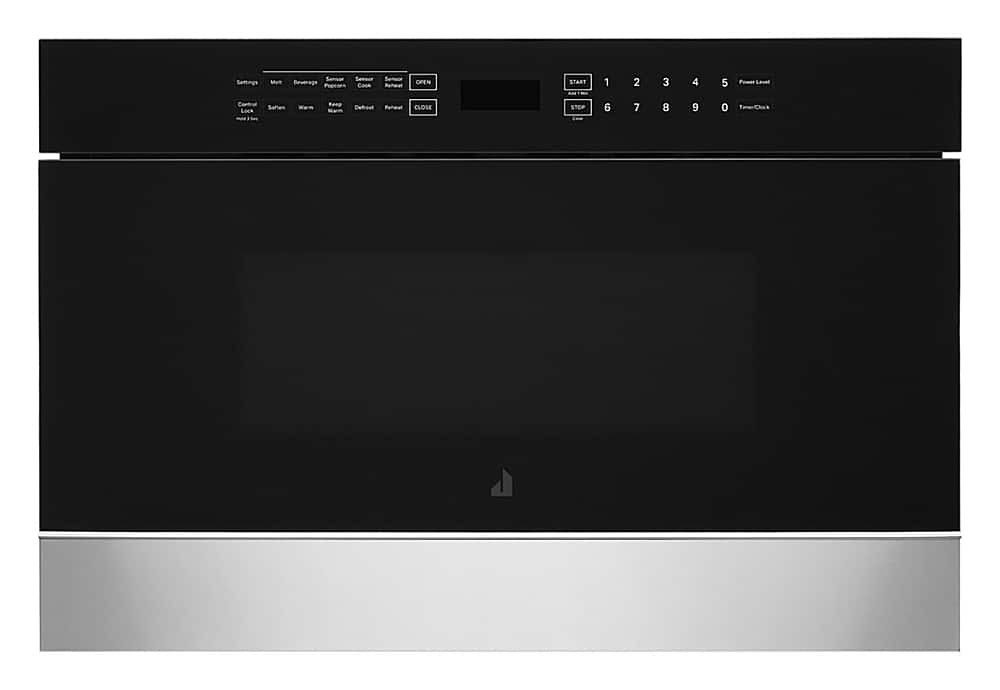 JennAir - NOIR 1.2 Cu. Ft. Built-in Microwave Drawer - Floating Black Glass - Front_Zoom
