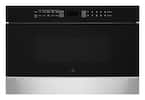 Front. JennAir - NOIR 1.2 Cu. Ft. Built-in Microwave Drawer - Floating Black Glass.