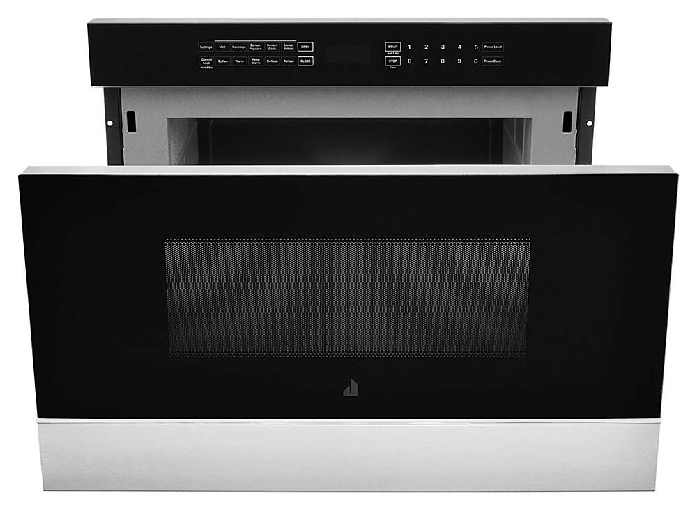 Alt View 13. JennAir - NOIR 1.2 Cu. Ft. Built-in Microwave Drawer - Floating Black Glass.