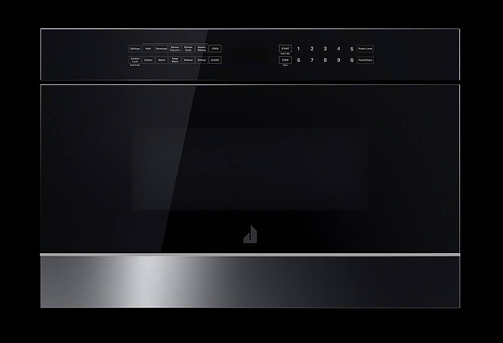 Alt View 20. JennAir - NOIR 1.2 Cu. Ft. Built-in Microwave Drawer - Floating Black Glass.