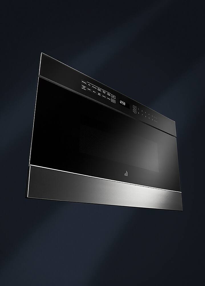 Alt View 22. JennAir - NOIR 1.2 Cu. Ft. Built-in Microwave Drawer - Floating Black Glass.