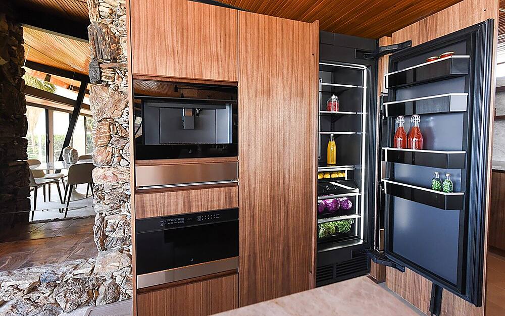 Alt View 31. JennAir - NOIR 1.2 Cu. Ft. Built-in Microwave Drawer - Floating Black Glass.