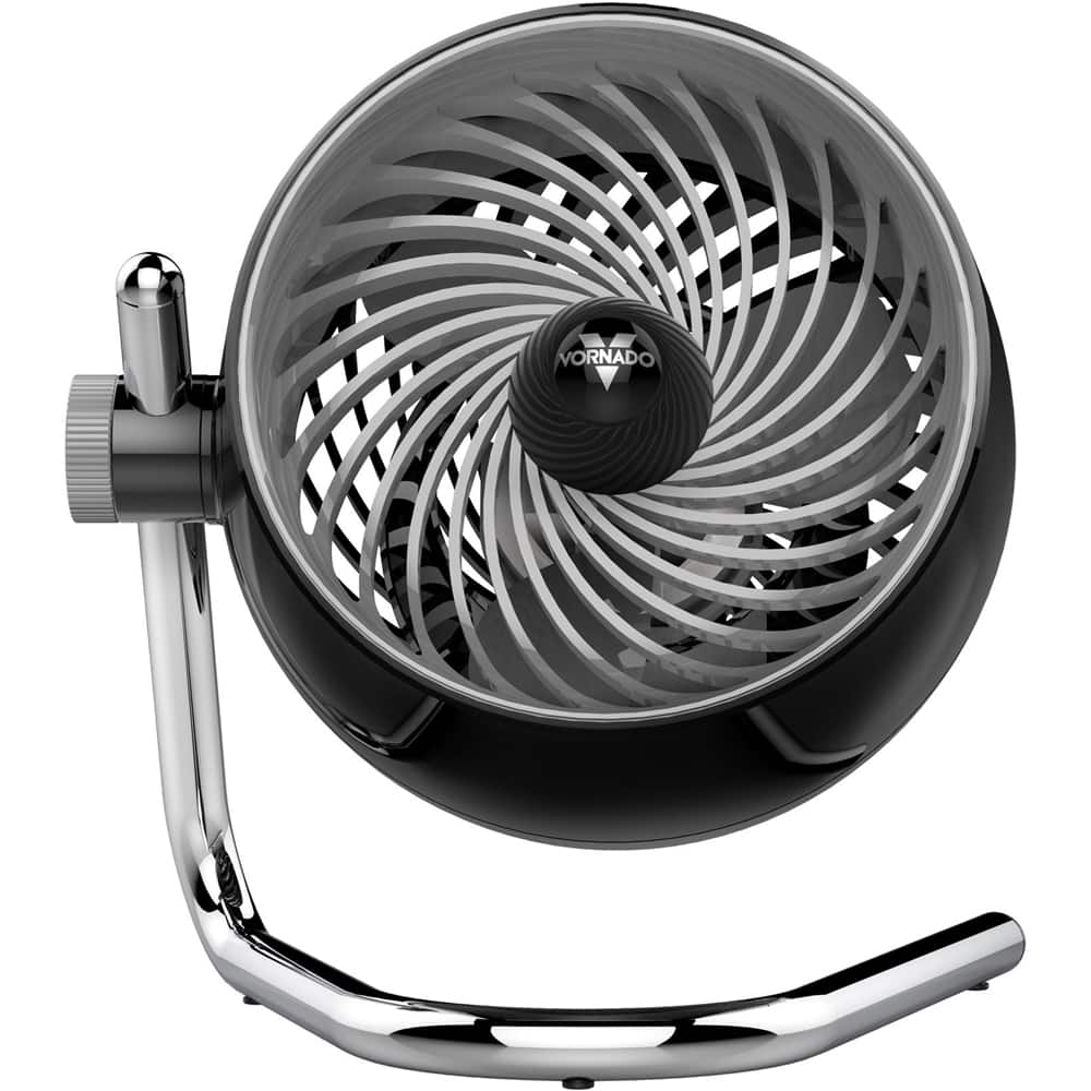 Front. Vornado - Pivot3 Compact Air Circulator Fan - Black.