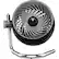 Front. Vornado - Pivot3 Compact Air Circulator Fan - Black.