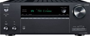 Onkyo - TX 7.2-Ch. with Dolby Atmos 4K Ultra HD HDR Compatible A/V Home Theater Receiver - Black - Front_Zoom