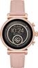 Michael Kors - Gen 4 Sofie Smartwatch 41mm Stainless Steel - Pink Croco Embossed Silicone-Front_Standard