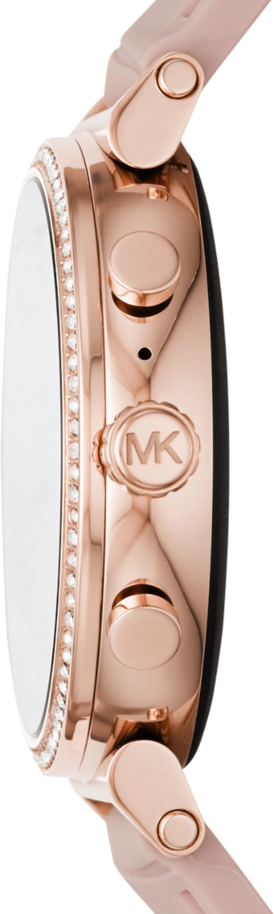 Best Buy: Michael Kors Gen 4 Smartwatch 41mm Stainless Croco Embossed Silicone MKT5068