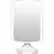 Alt View 11. iHome - 7" x 9" LED Vanity Mirror with Built-in Bluetooth Speaker - White.