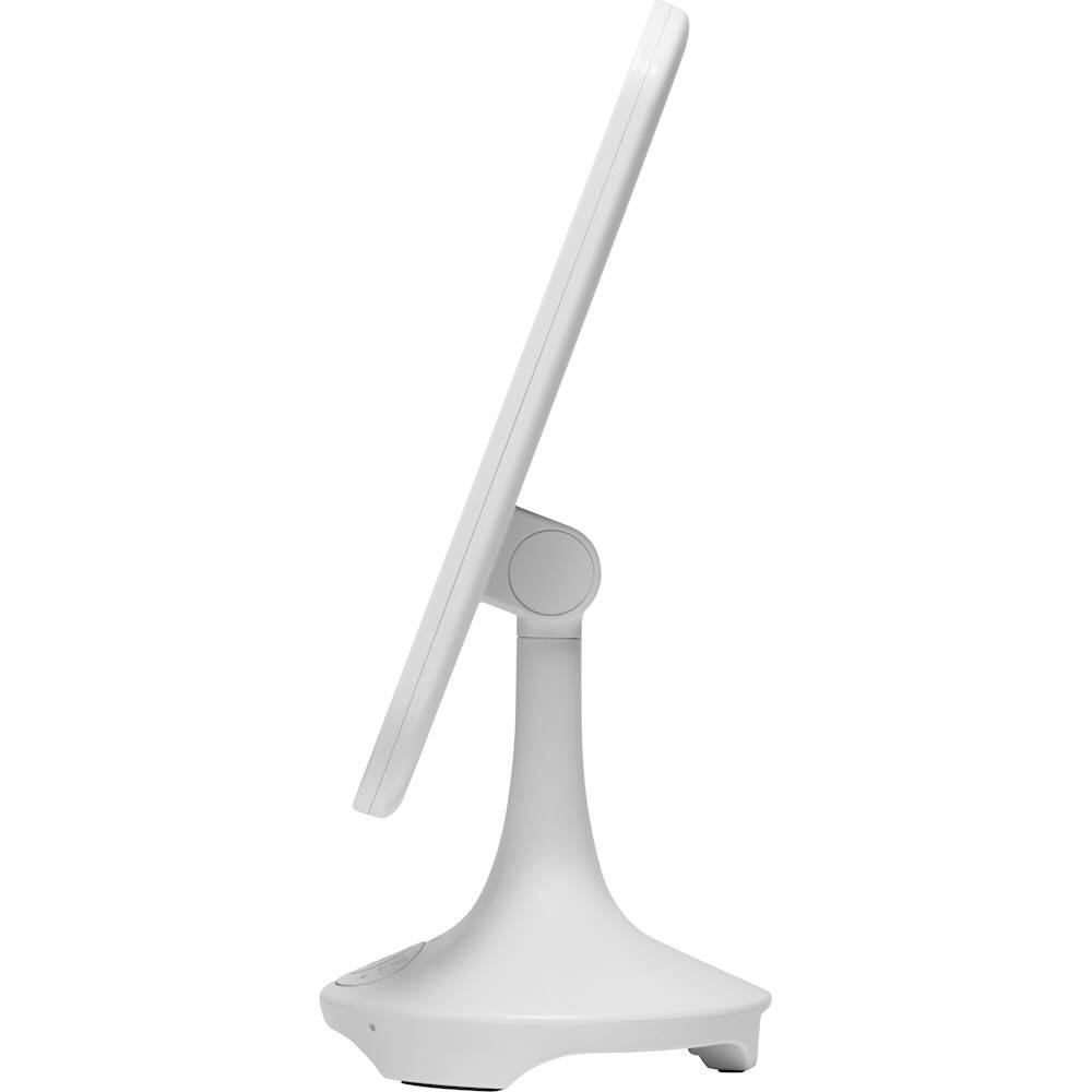 Alt View 14. iHome - 7" x 9" LED Vanity Mirror with Built-in Bluetooth Speaker - White.