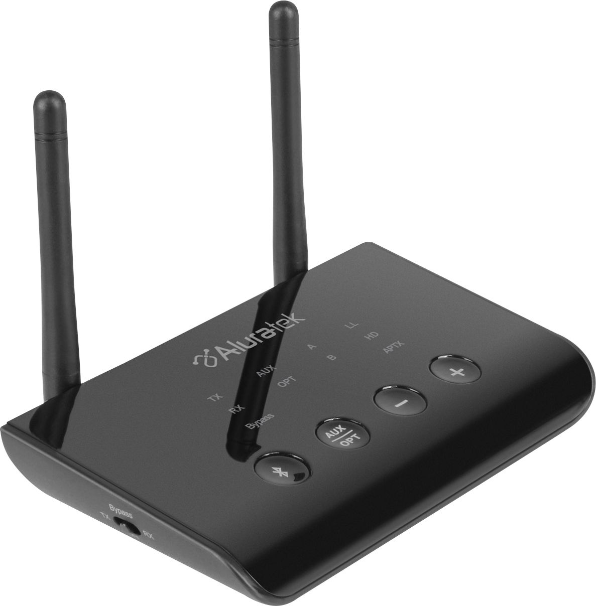 Verdikken Zeehaven Zwakheid Aluratek Bluetooth Wireless Audio Transmitter and Receiver for TVs Black  ABCD54F - Best Buy