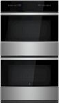 Front Zoom. JennAir - NOIR 30" Built-In Double Electric Convection Wall Oven with V2 Vertical Dual-Fan Convection System - Black.