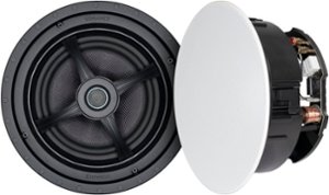 Sonance - MAG8R - Mag Series 8" 2-Way In-Ceiling Speakers (Pair) - Paintable White - Front_Zoom