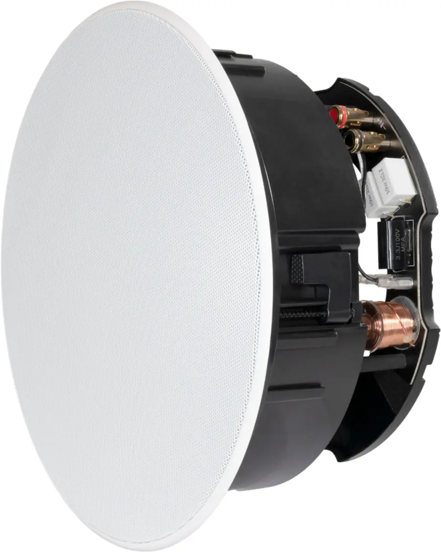 Alt View 13. Sonance - MAG8R - Mag Series 8" 2-Way In-Ceiling Speakers (Pair) - Paintable White.
