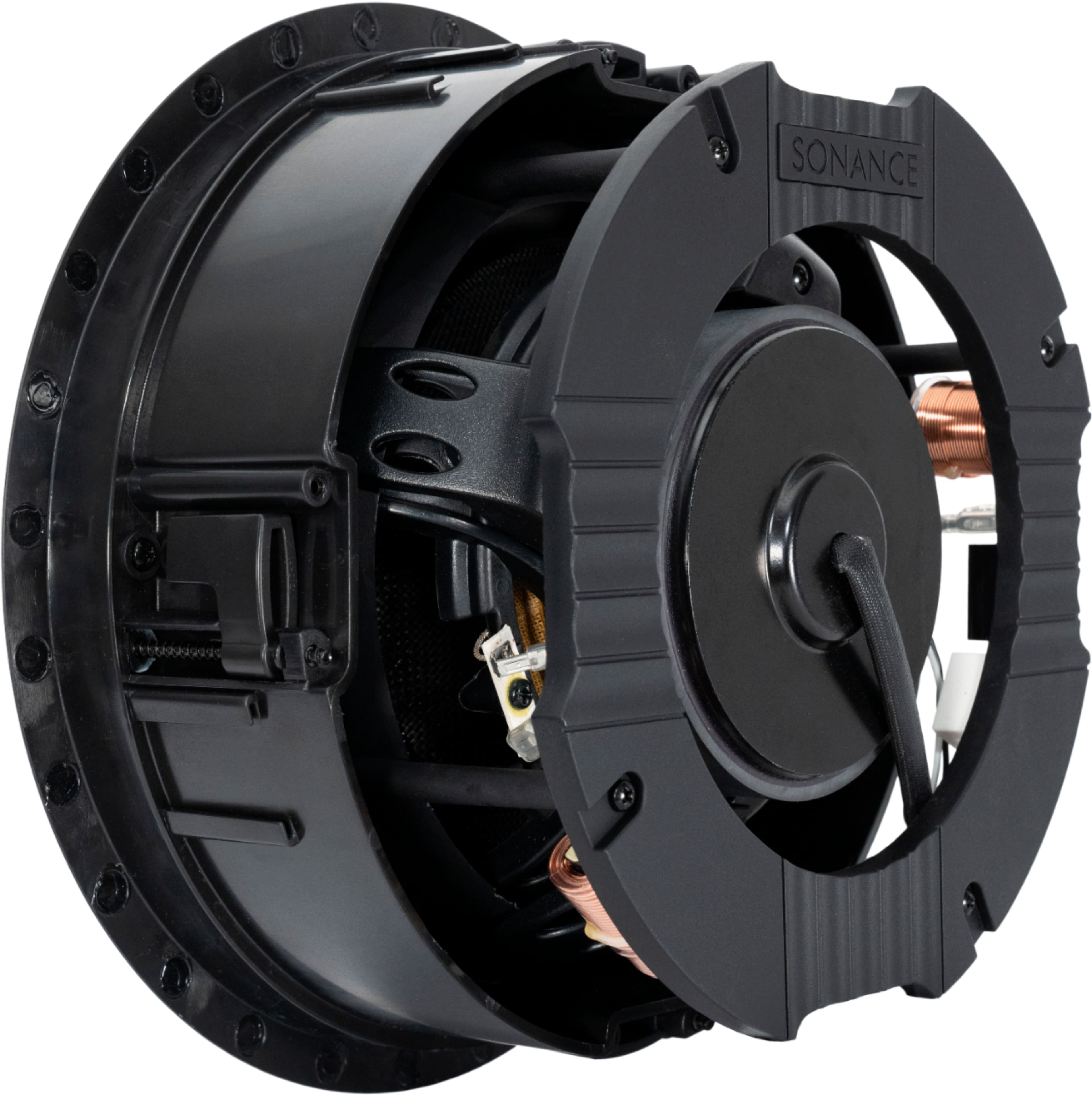 Alt View 11. Sonance - MAG8R - Mag Series 8" 2-Way In-Ceiling Speakers (Pair) - Paintable White.