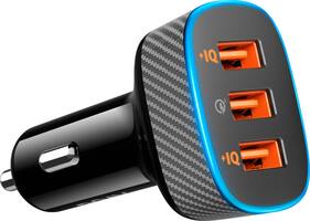 Anker ROAV - ROAV SmartCharge Vehicle Charger - Black - Front_Zoom