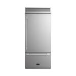 Fulgor Milano - Sofia Professional Series 18.5 Cu. Ft. Bottom-Freezer Built-In Refrigerator - Stainless steel - Front_Standard