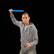 Alt View 16. Star Wars - The Black Series Obi-Wan Kenobi Force FX Lightsaber.