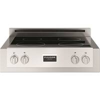 Fulgor Milano - 600 Series 30" Electric Induction Cooktop - Stainless steel - Front_Standard