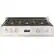Front. Fulgor Milano - 600 Series 36" Gas Cooktop - Stainless steel.