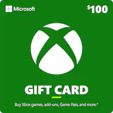 Front. Microsoft - Xbox $100 Gift Card - Green.