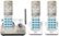 Alt View Zoom 11. AT&T - AT DL72319 DECT 6.0 Expandable Cordless Phone System with Digital Answering System - White/Champagne.