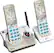 Angle. AT&T - AT DL72219 DECT 6.0 Expandable Cordless Phone System with Digital Answering System - White/Champagne.