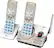 Left. AT&T - AT DL72219 DECT 6.0 Expandable Cordless Phone System with Digital Answering System - White/Champagne.