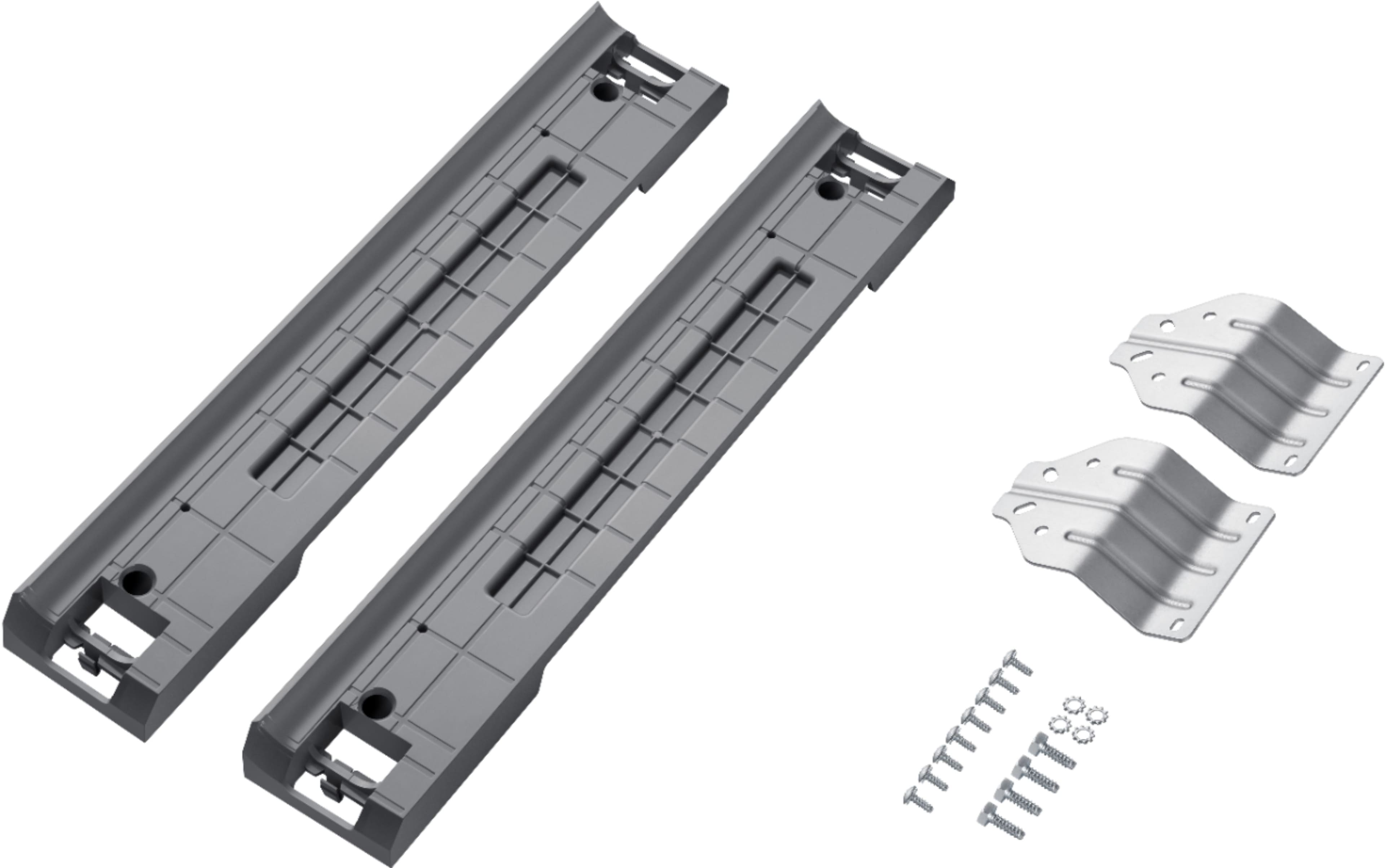 Front. Samsung - Stacking Kit for Samsung 27" Front-Load Washers and Dryers - Gray.