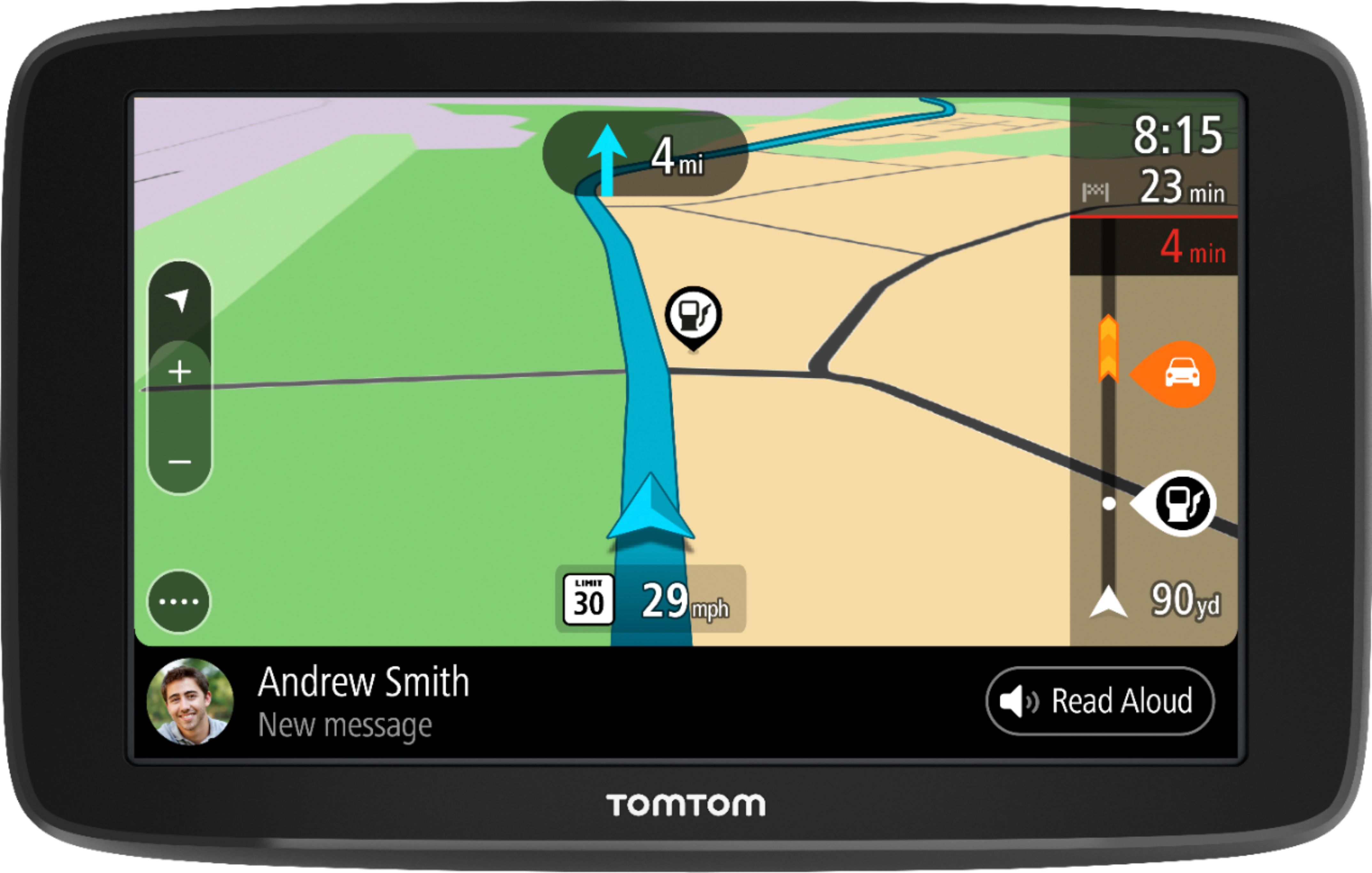 vertel het me Overtreffen waterval TomTom GO COMFORT 6" GPS with Built-In Bluetooth, Map and Traffic Updates  Black 1BA6.047.00 - Best Buy