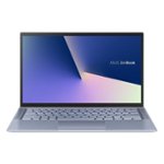 Front Zoom. ASUS - ZenBook 14" Laptop - Intel Core i5 - 8GB Memory - 256GB Solid State Drive - Icicle Silver.