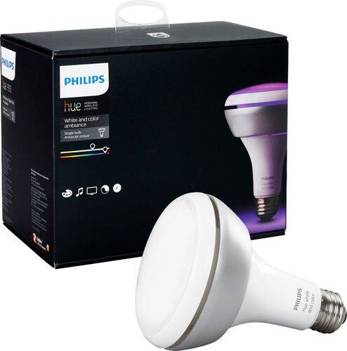 UPC 046677432690 product image for Philips - Hue White and Color Ambiance BR30 (2nd Gen) Wi-Fi Smart LED Floodlight | upcitemdb.com