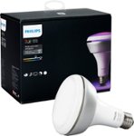 Front. Philips - Hue White and Color Ambiance BR30 (2nd Gen) Wi-Fi Smart LED Floodlight Bulb - White and Color Ambiance.