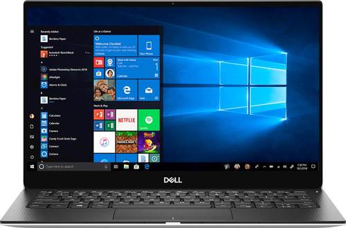 Dell XPS 13 9380 13.3" Touchscreen Notebook - Core i7 i7-8565U - 8 GB RAM - 256 GB SSD - Platinum Silver, Carbon Fiber Black - Windows 10 Home