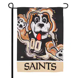 Evergreen Enterprises - New Orleans Saints Double-Sided Justin Patten Garden Flag - Multicolor