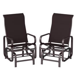 Outsunny - Lounger Chair Set of 2 - Brown