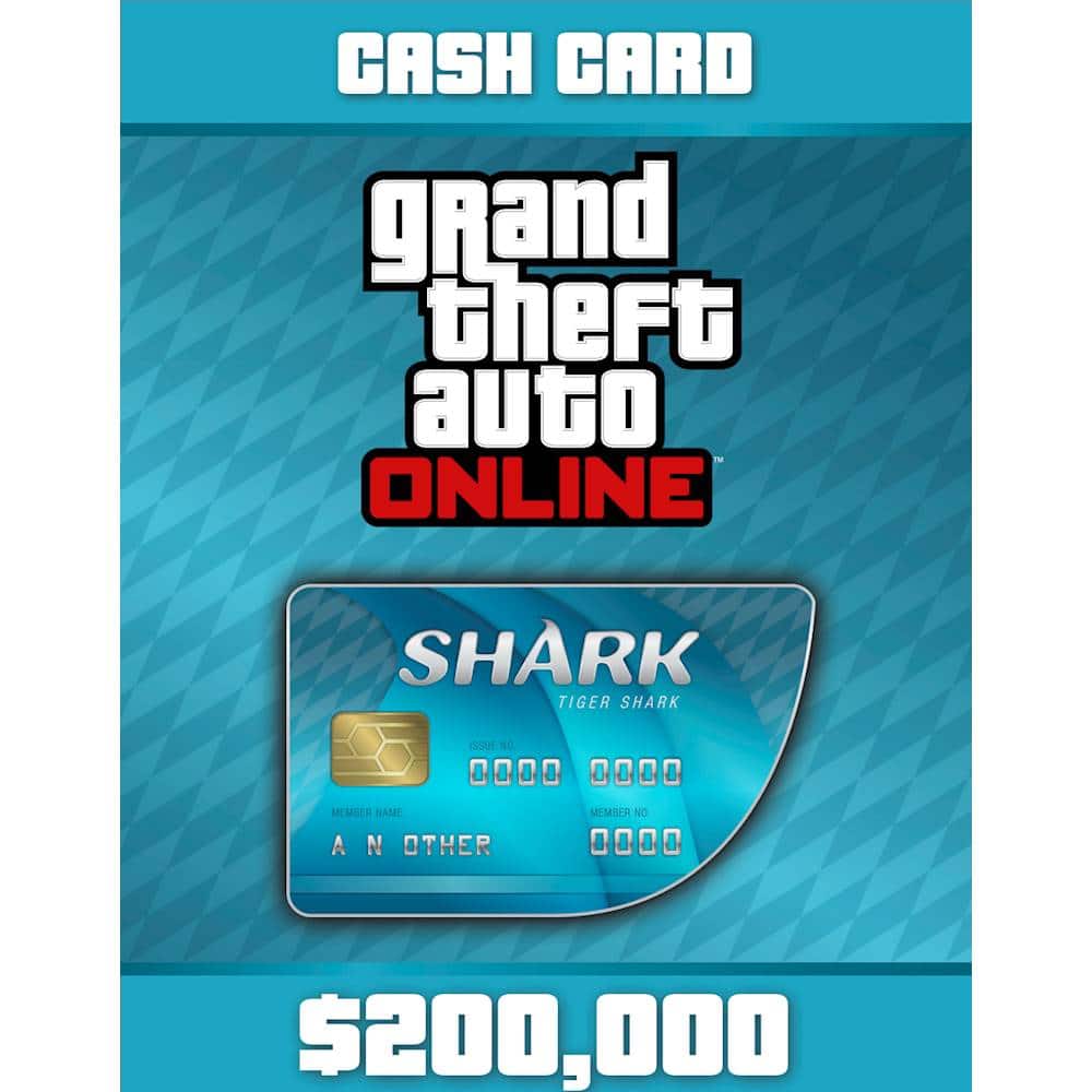 Front. Take 2 Interactive - Grand Theft Auto Online $200,000 Tiger Shark Cash Card - Windows.