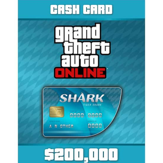 Grand Theft Auto Online 200 000 Tiger Shark Cash Card Windows Digital 1000005709 Best Buy