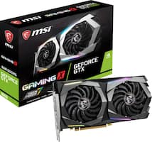 MSI - NVIDIA GeForce GTX 1660 6GB GDDR5 PCI Express 3.0 Graphics Card - Black/Gray - Front_Zoom