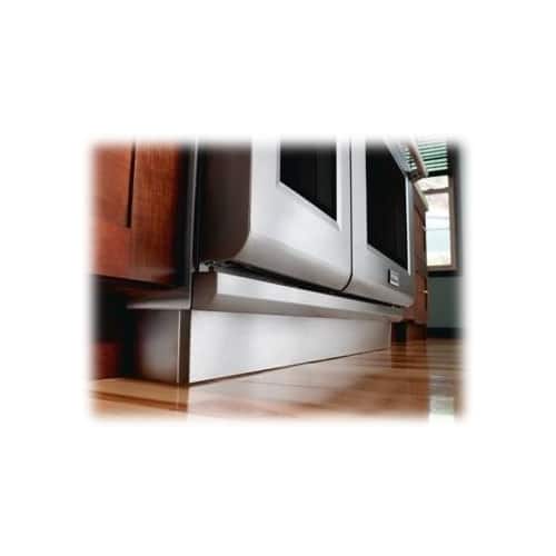 Front. Thermador - Toe Kick Panel for Thermador Ranges - Silver.