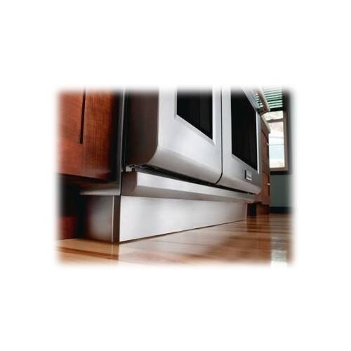 Front. Thermador - Toe Kick Panel for Thermador Ranges - Silver.