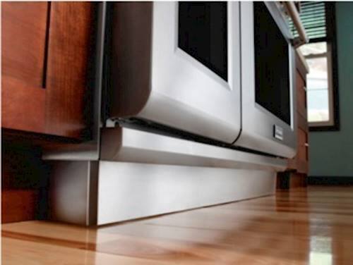 Front. Thermador - Toe Kick Panel for Thermador Ranges - Silver.