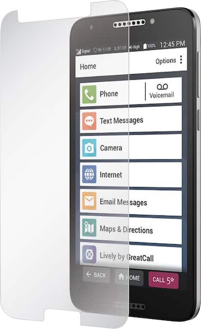 Greatcall Tempered Glass 9h Screen Protector For Jitterbug Smart Smart2 Ultra Clear