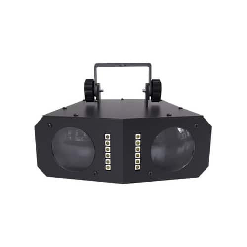 CHAUVET DJ - Duo Moon Moonflower/Strobe Light Combo - Black - Front_Zoom
