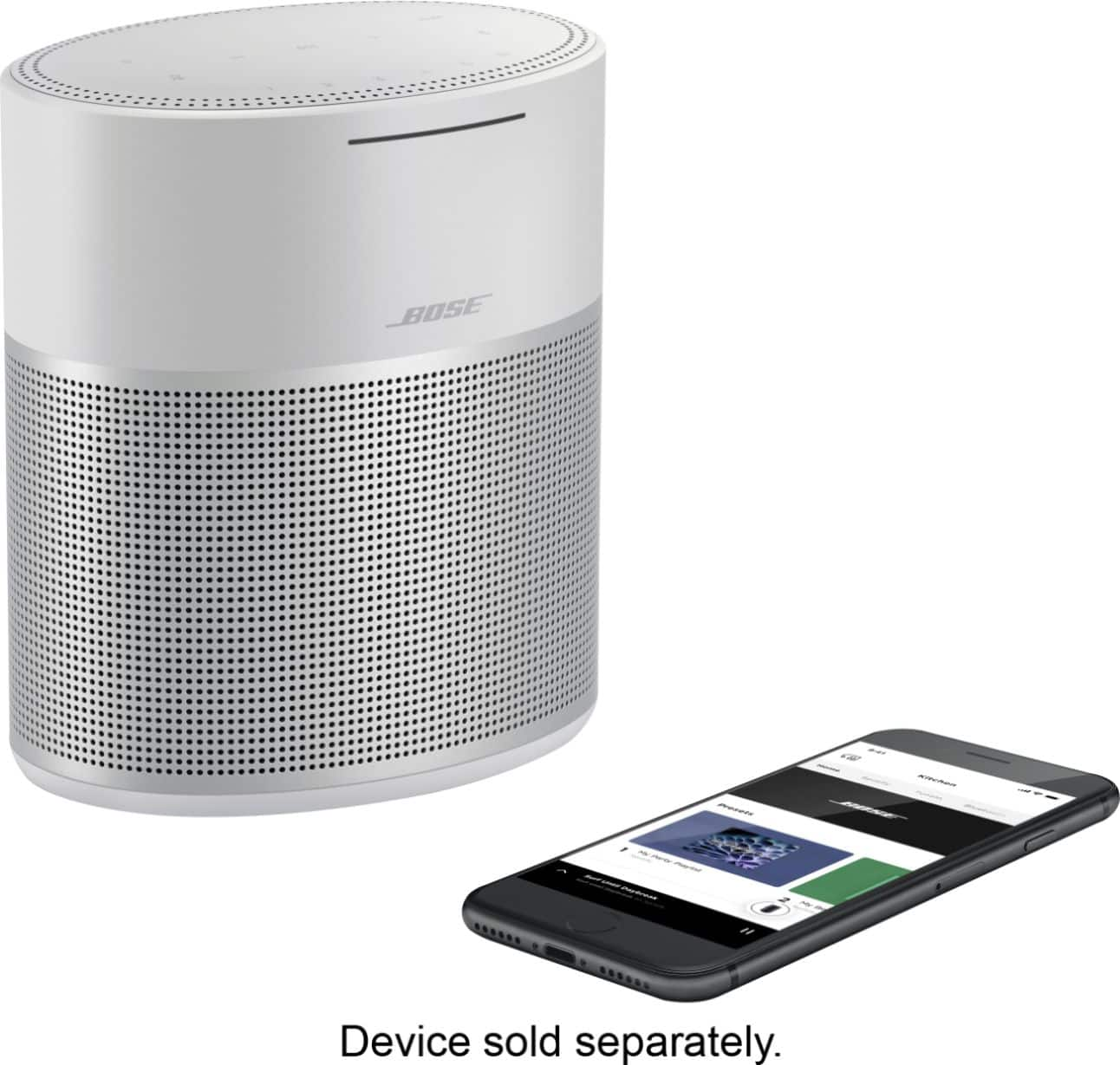 jeg er træt miljø svale Best Buy: Bose Home Speaker 300 Wireless Smart Speaker with Amazon Alexa  and Google Assistant Voice Control Luxe Silver 808429-1300