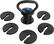 Alt View 11. NordicTrack - 40 lb. Adjustable Kettlebell - Black/Silver.