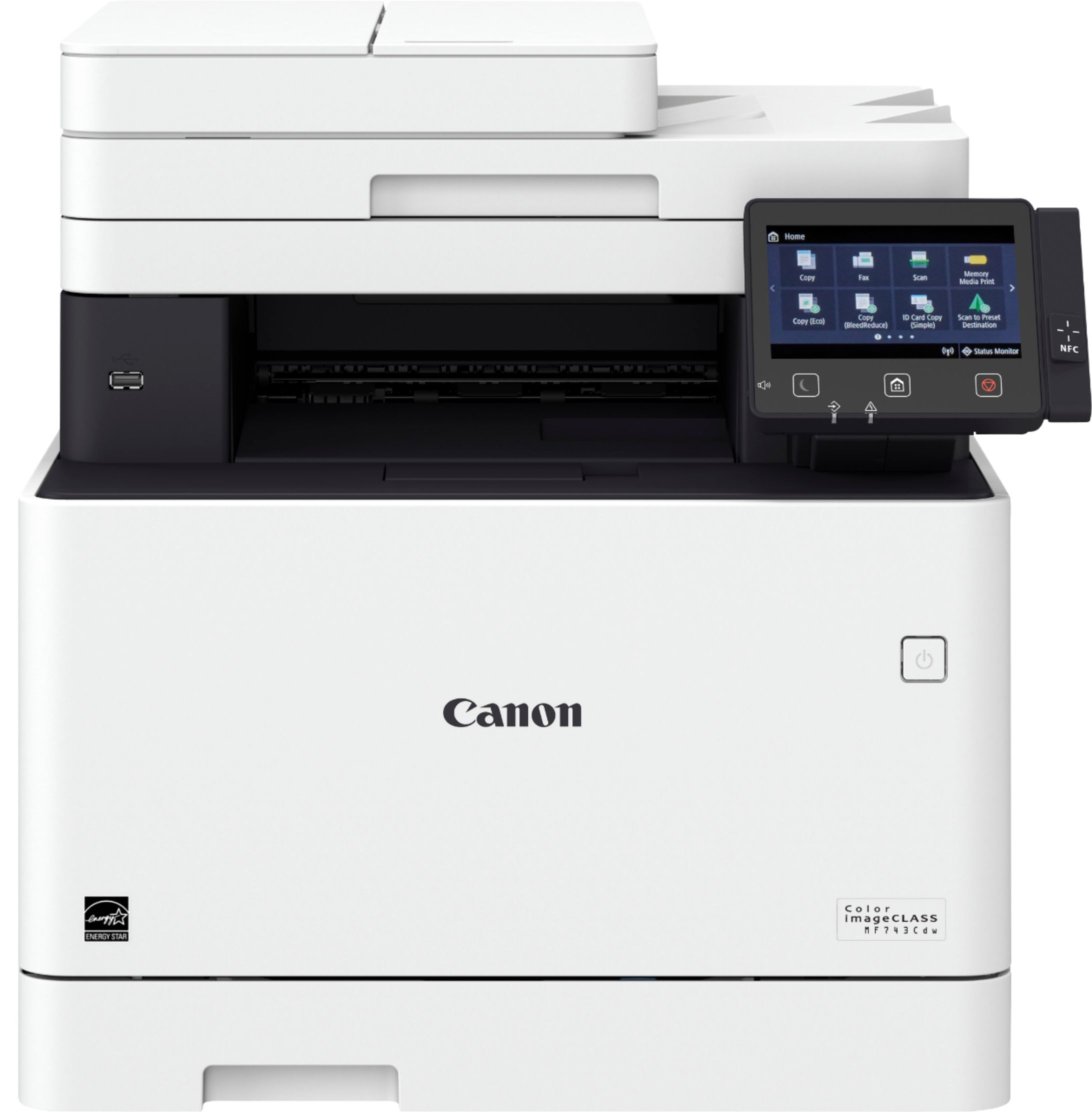 Verdorren Streven Overgang Canon imageCLASS MF743Cdw Wireless Color All-In-One Laser Printer White  3101C011 - Best Buy