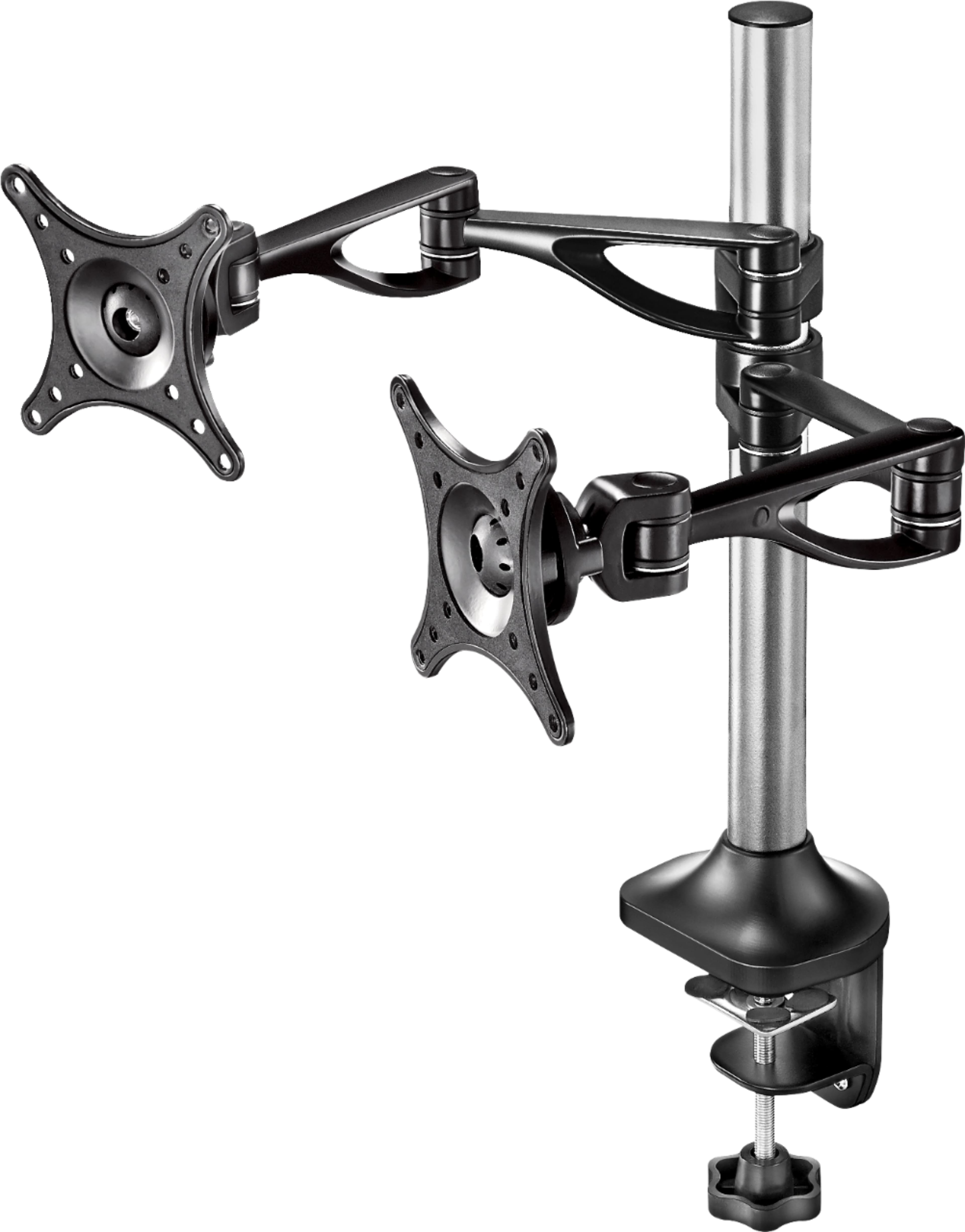 Front. Insignia™ - Dual Screen Desktop Monitor Mount.